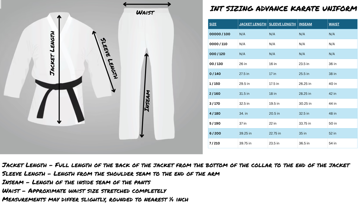 ADVANCE Medium Weight Karate Uniform 8oz