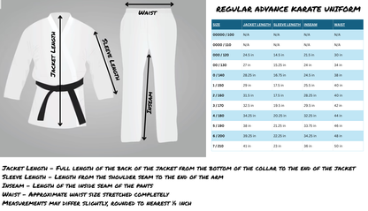 ADVANCE Medium Weight Karate Uniform 8oz