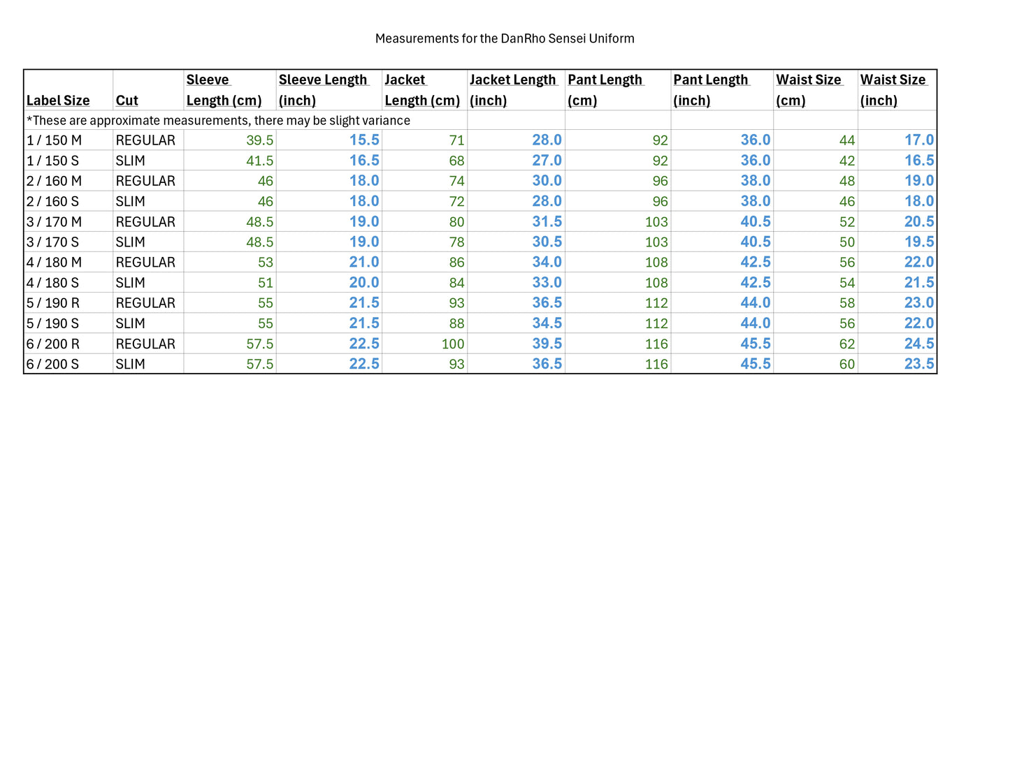 DANRHO Sensei Judo Uniform