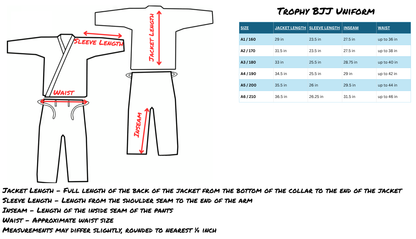 Trophy Brazilian Jiu Jitsu Uniform
