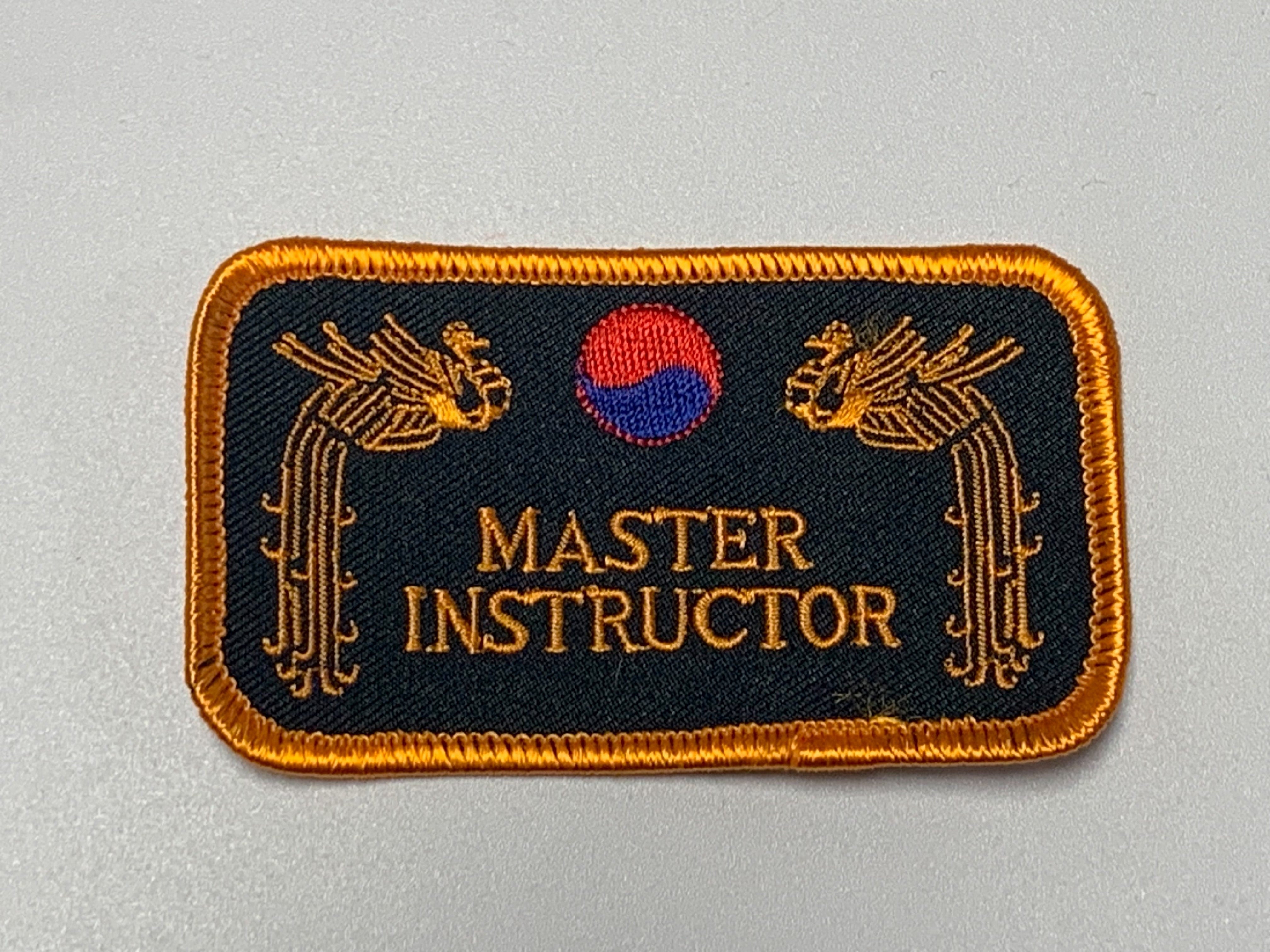 Patch MASTER INSTRUCTOR – KWON USA